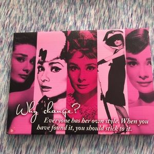 Audrey Hepburn decorative picture